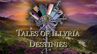 Screenshots of the Tales of Illyria: Destinies for Android tablet, phone.