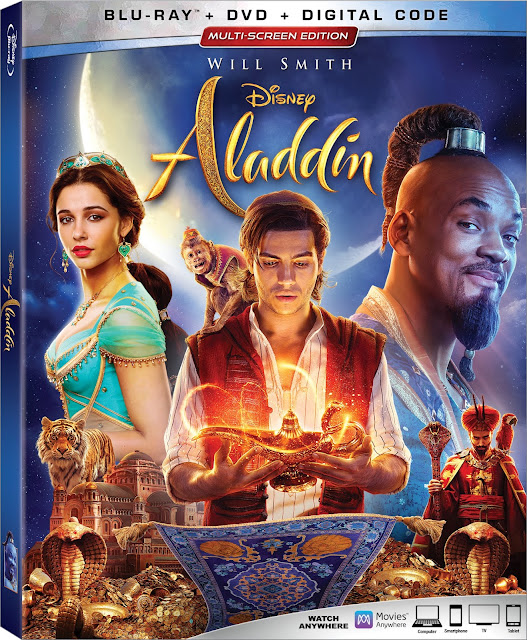 Disney's Aladdin live-action 4K Ultra HD Blu-Ray and DVD