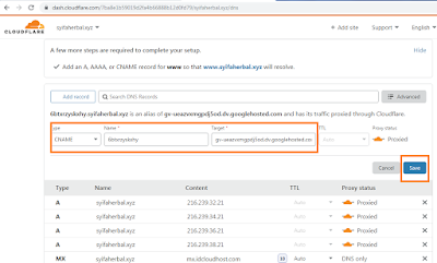 Cara Melakukan Custom Domain TLD IDCloudhost Ke Cloudflare