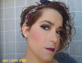 MAKE UP | delineado pin up con ojos en color