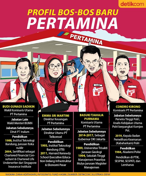 Profil Bos-bos Baru Pertamina