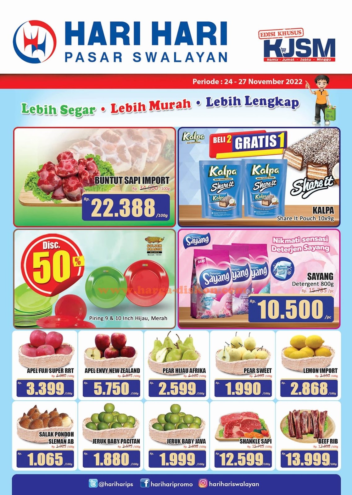 Promo HARI HARI Akhir Pekan Weekend Promo KJSM 24 - 27 November 2022