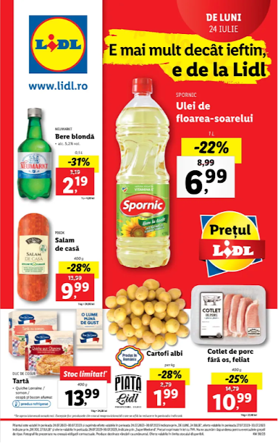 LIDL Catalog - Brosura 24-30.07 2023→   Delicii în stil franțuzesc | Lidl Plus | Super Weekend