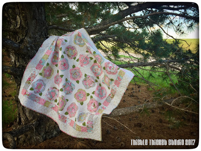 Thistle Thicket Studio, French Roses quilt, Robyn Pandolph, Love and Liberty