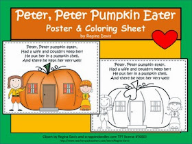 http://www.teacherspayteachers.com/Product/A-Peter-Peter-Pumpkin-Eater-Poster-And-Coloring-Sheet-409991