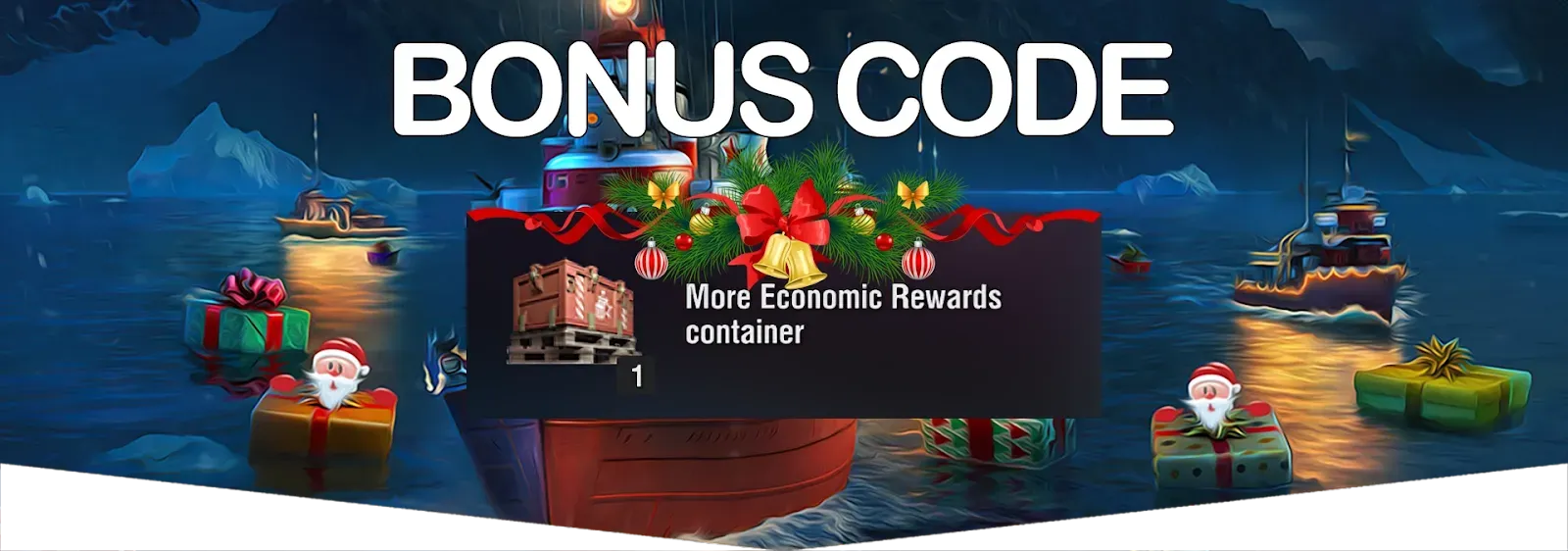 Image of Bonus Code header banner