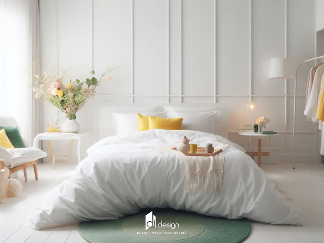 Mẫu phòng ngủ màu trắng đẹp ấn tượng nhất chinh phục mọi ánh nhìn 2024