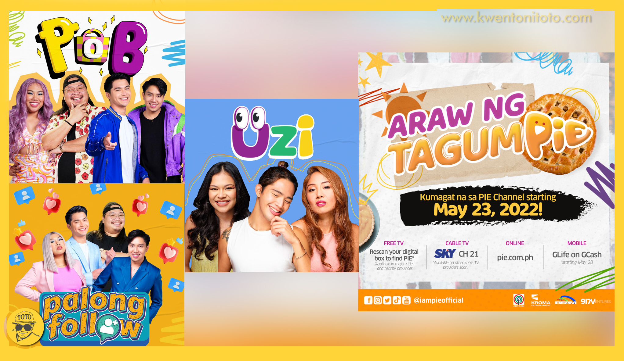 Pie Channel to deliver fun and prizes on TV, online starting May 23