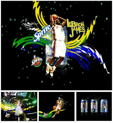 the new lebron james shoes 2010. The NBA and Sprite,