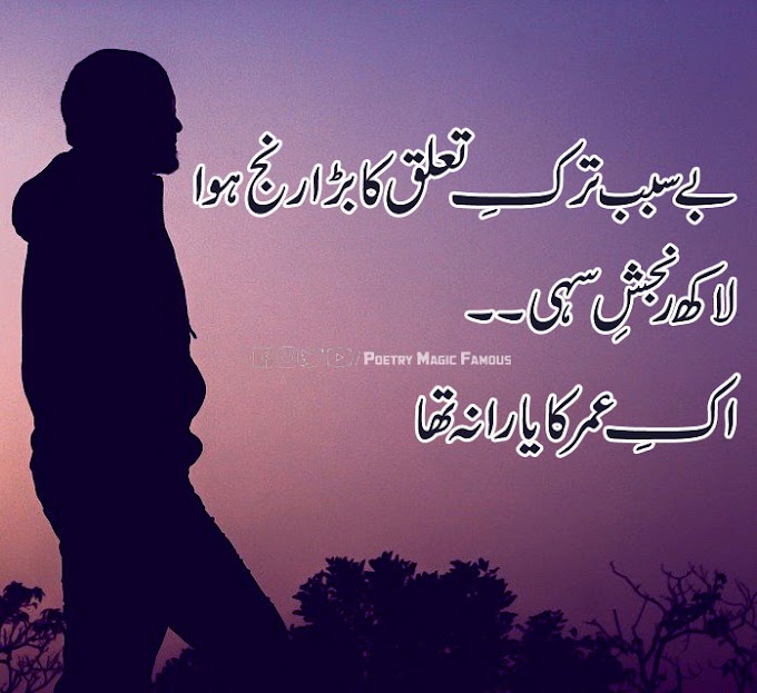 Ek Umer Ka Yarana Tha | Heart Touching Lines | Best Urdu Lines | Sad urdu poetry | Sad Status