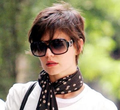 Short hairstyles from Katie Holmes Summer 2010