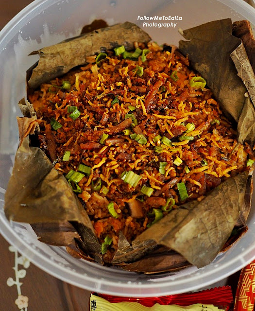 Fried Tea Rice with XO sauce in Lotus Leaf With Long Jing