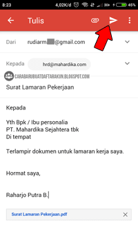 Cara Buat CV & Mengirim Lamaran lewat Email Gmail di Hp 