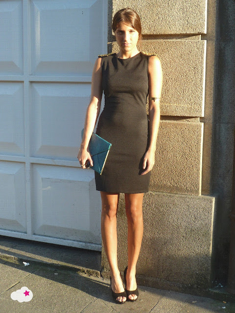 Vestido, clutch y zapatos (Lmb)