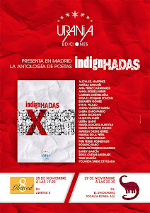 Presentaciones en Madrid de la antología INDIGNHADAS,de Urania Ediciones