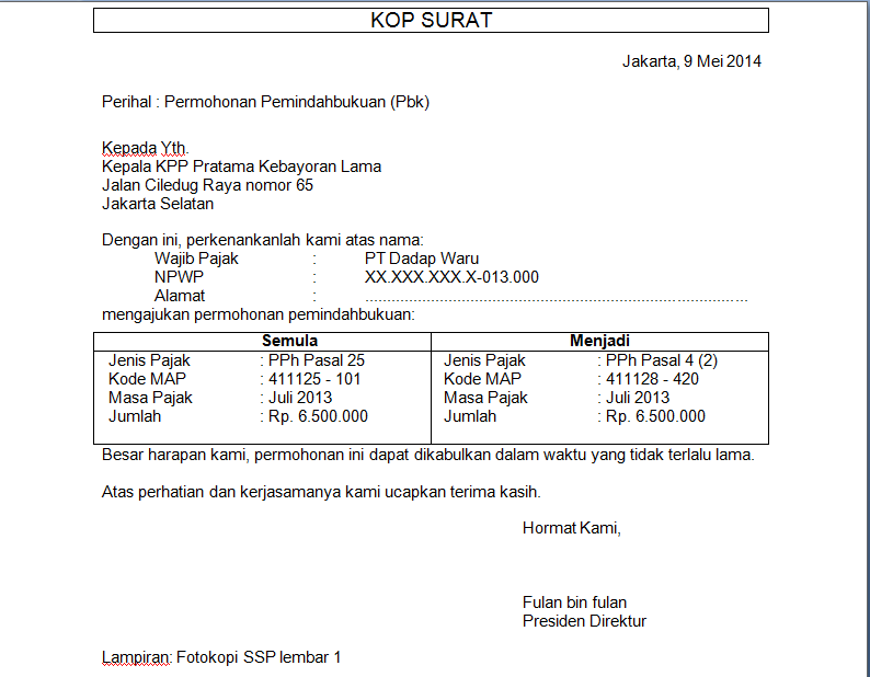 PEMERIKSA PAJAK: Pbk