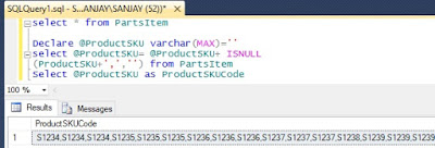 display data vertically in sql