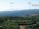 La zona de Montserrat des de Sant Genís