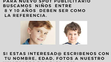 CASTING CALL CHILE: Se buscan NIÑOS entre 8 y 10 años para COMERCIAL 