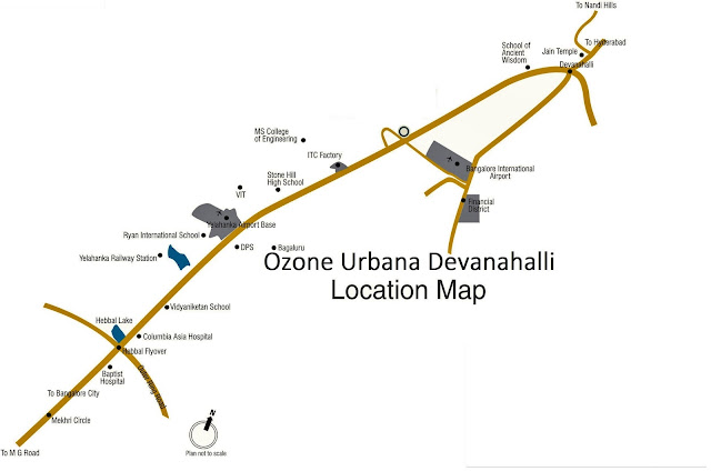 Ozone Urbana Location Map