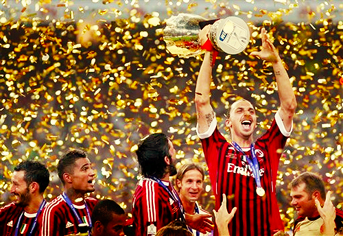Kevin Prince Boateng Fan Club Ac Milan Wins 2011 Italian Super