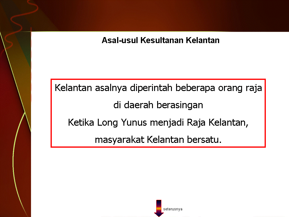 .sejarah tingkatan 1: Asal-usul Kesultanan Kelantan