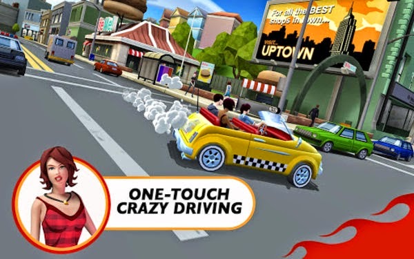 Crazy Taxi City Rush 1.0.1 Apk Android Game