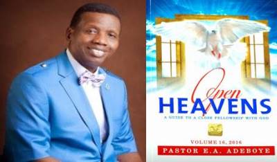 Image result for adeboye open heavens