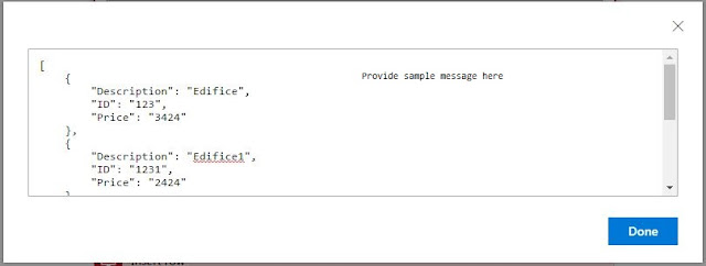 provide sample for schema