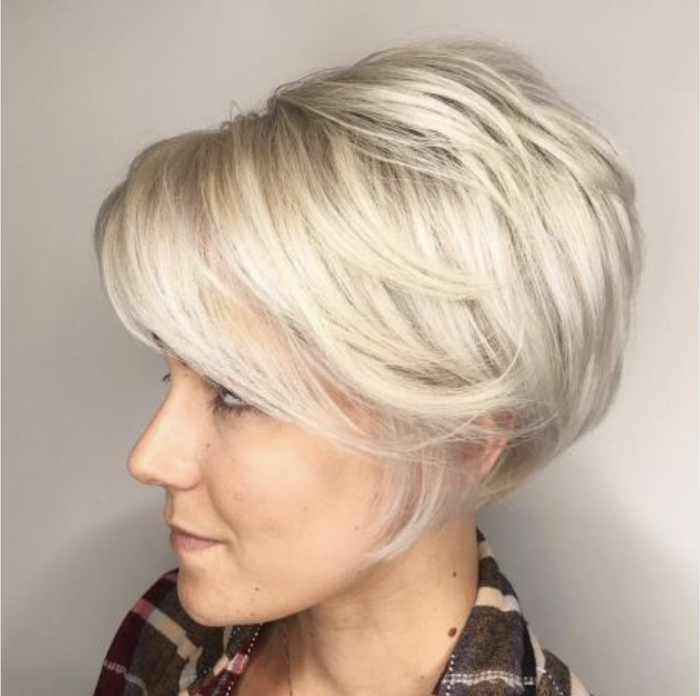 pictures of long pixie bob haircuts