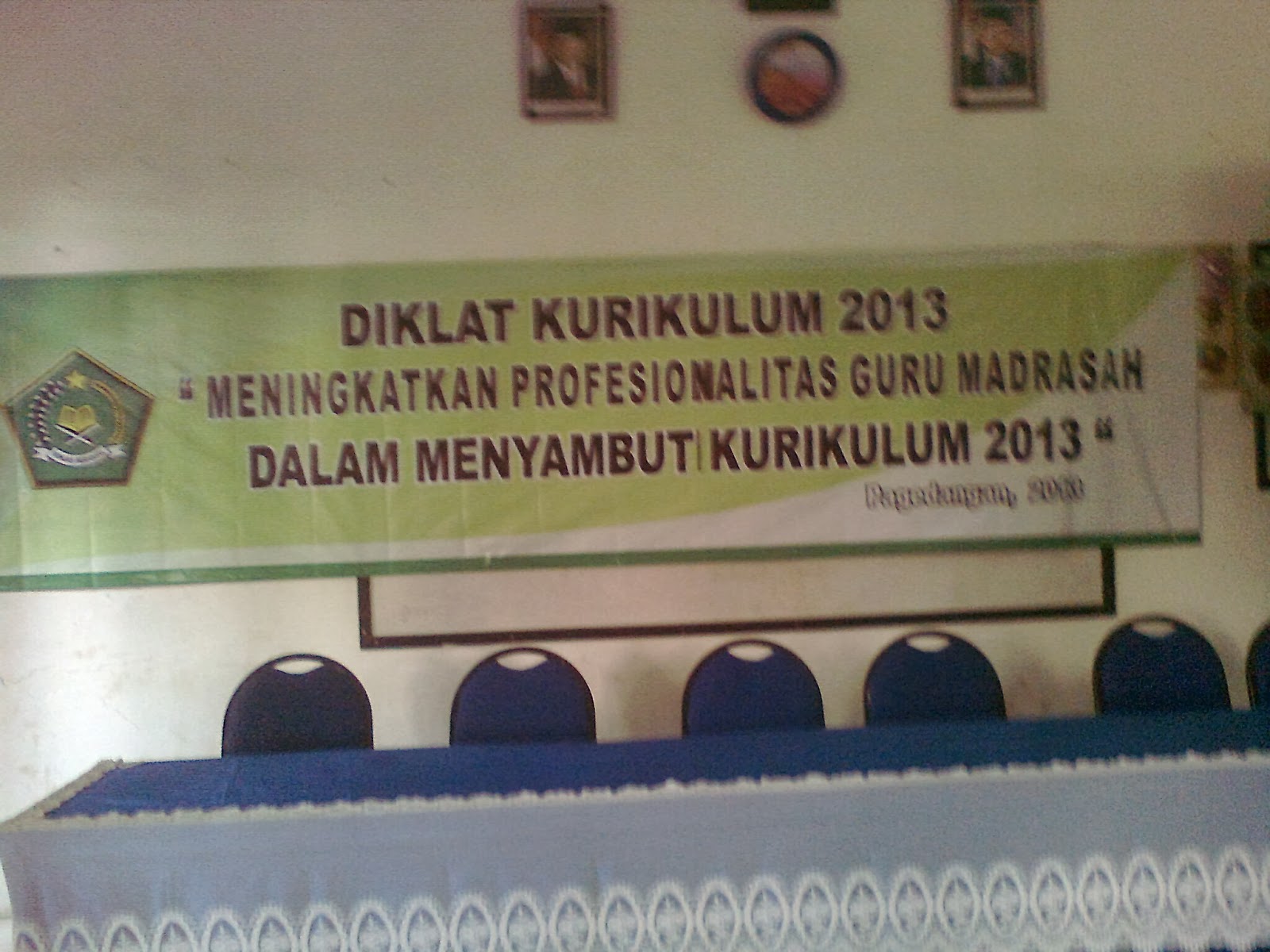 Dalam rangka mesosialisasikan kurikulum 2013 yang diberlakukan oleh pemerintah maka MTsN Legok Kabupaten Tangerang menyelenggarakan Diklat Kurikulum 2013
