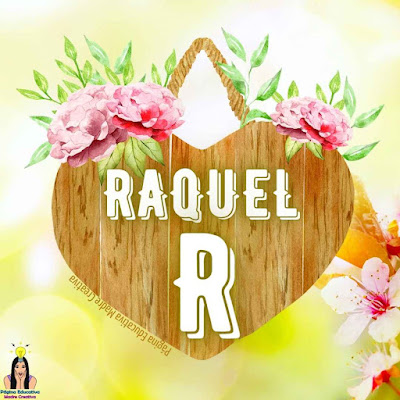 Solapín para imprimir - Nombre Raquel