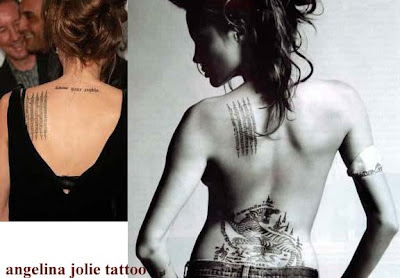 angelina jolie tattoo, tattoo artist