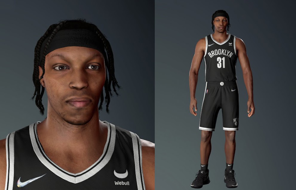 NBA 2K22 Alondes Williams Cyberface (2022 Rookie) by FIRE2K
