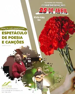 Comemorações do 25 de Abril 2025 em Oliveira de Frades