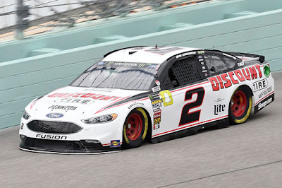  Ford Fusion Driver, Brad Keselowski finished fifth, #NASCAR #MENCS