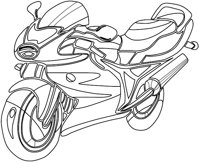 desenhos de motocicletas para pintar