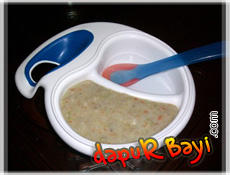 Gambar Resep Masakan MPASI Bubur Daging Sapi Sayuran Dapur Bayi Homemade