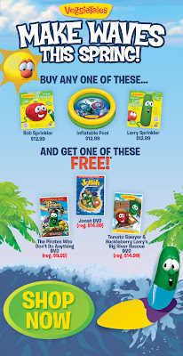 Free VeggieTales DVD With Water Toy Purchase ($14.99 Value)