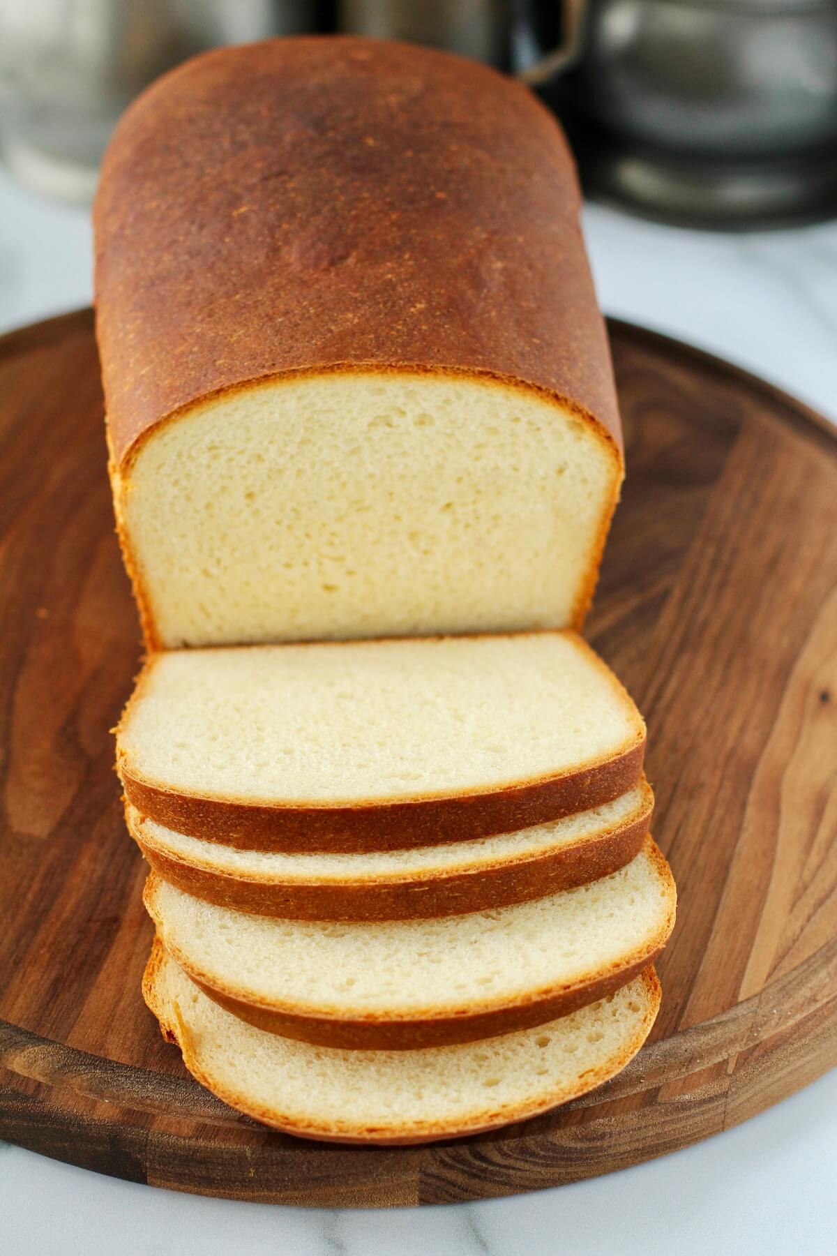 Homemade Wonder Bread (Copycat) sliced