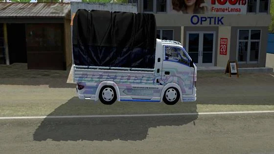 download mod bussid truck isuzu traga different by souleh art