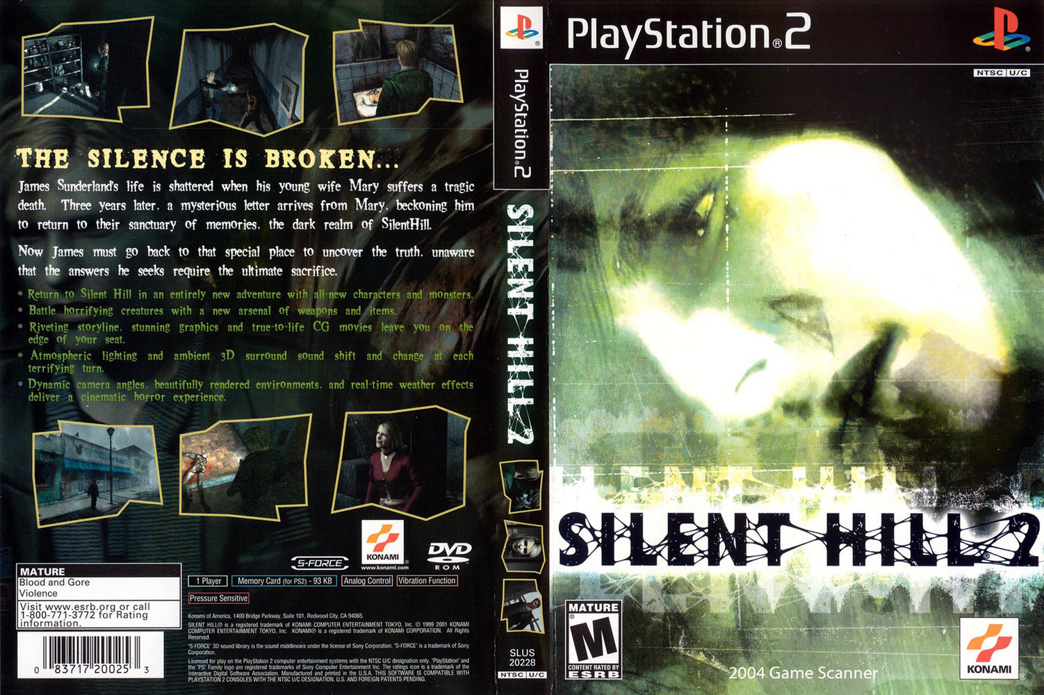 Bosque Silente: Juegos de terror: Silent Hill 2 PS2 NTSC