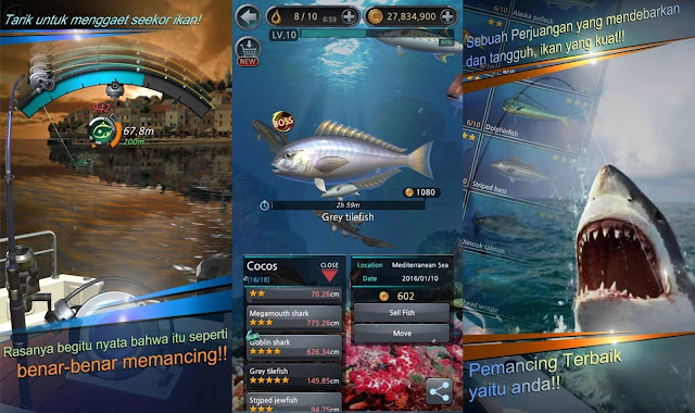 Game Fishing Hook Kail Pancing Mod Apk