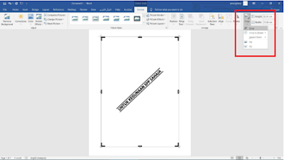 Cara Nak Buat Palang SPP Menggunaka MS Word Sahaja