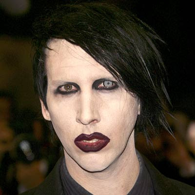 marilyn manson with no makeup. makeup like Marilyn Manson