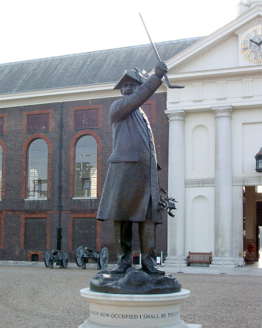 The In-Pensioner by Philip Jackson, Royal Hospital Chelsea, Royal Hospital Road, Chelsea, London