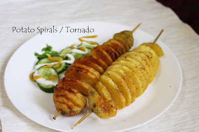 ayeshas kitchen kids snack potato snack crispy delicious potato fries in a skewer