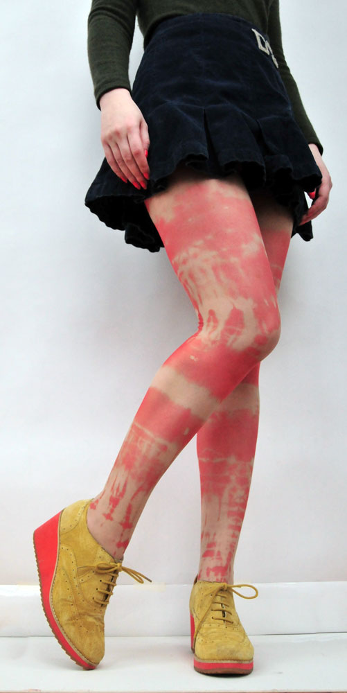 So, I make stuff: How To Tie Dye Your LEGS