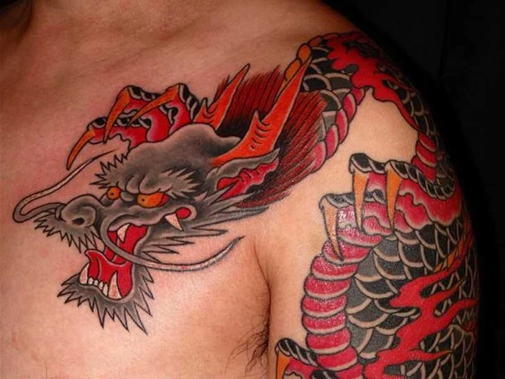 tatuajes de dragones orientales