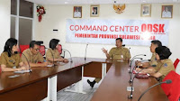 Wagub Kandouw Sidak Ruang Command Center Kantor Gubernur